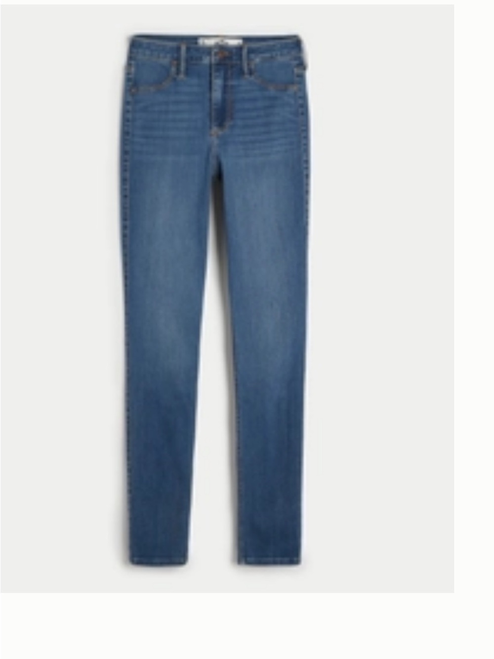 Hollister Curvy High-Rise Medium Wash Jean Leggings size 10-S/11-S/30W